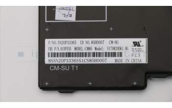 Lenovo 01YP535 Keyboard Internal, Hungarian, Black, Backlight, UK