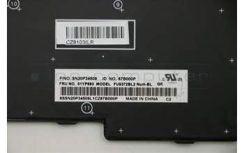 Lenovo 01YP693 FRU COMO NM,LTN,KB-BL,BK,GR