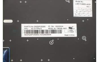 Lenovo 01YP810 Interne Tastatur, Spanisch, Silber