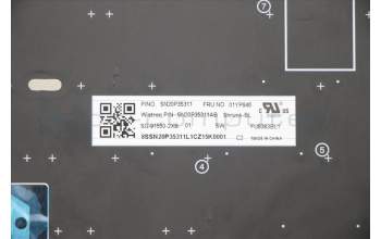 Lenovo 01YP946 Interne Tastatur, Deutsch (Schweiz), silber, Hintergrundbeleuchtung