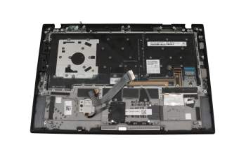 01YR593 Original Lenovo Tastatur inkl. Topcase ES (spanisch) schwarz/schwarz mit Backlight und Mouse-Stick
