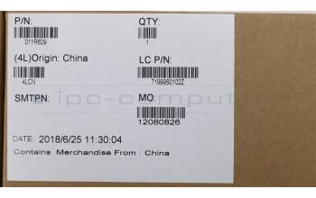 Lenovo 01YR629 MECH_ASM GRP_KBD_Bzl_ES,FPR_NFC,BK,CHY