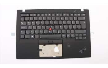 Lenovo 01YR664 C-Abdeckung mit Tastatur, Slowenisch, Schwarz, Hintergrundbeleuchtung, Fingerabdruck, NFC