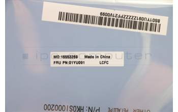 Lenovo 01YU091 MECH_ASM CS16_2BCP,GLASS,GRAY,TRA