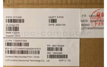 Lenovo 01YU091 MECH_ASM CS16_2BCP,GLASS,GRAY,TRA