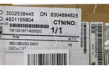 Lenovo 02CW137 MECH_ASM ODD BZL Assy,T530,ROW,WST