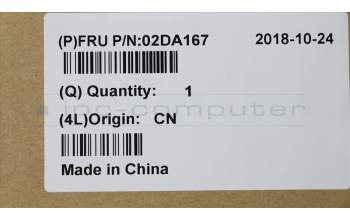 Lenovo 02DA167 Lenovo LCD Module Touch ASM IVO+Laibao FHD W/Cam