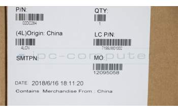 Lenovo 02DC284 COVER Windu2AMD C cover asy FPR Hole