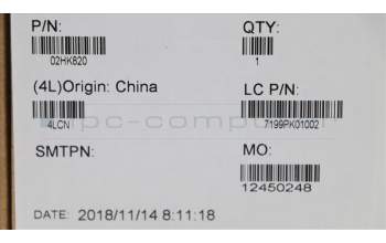 Lenovo 02HK820 Antenne NFC,Antenne,MURATA