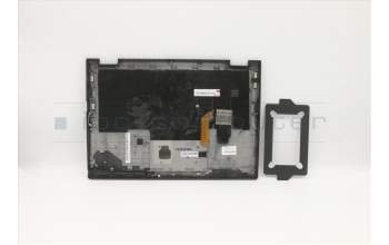 Lenovo 02HL526 C-Abdeckung mit Tastatur, Italienisch, Schwarz, Hintergrundbeleuchtung