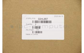 Lenovo 02HL657 C-Abdeckung mit Tastatur, Dänisch, Schwarz, Hintergrundbeleuchtung