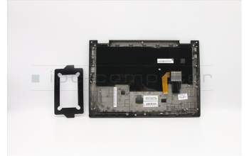 Lenovo 02HL692 C-Abdeckung mit Tastatur, Bulgarisch, Schwarz, Hintergrundbeleuchtung