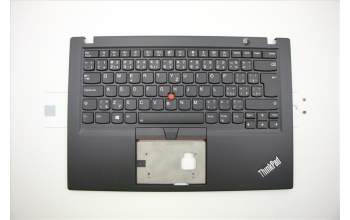 Lenovo 02HM206 C-Abdeckung mit Tastatur, Tschechisch/Slowakisch, Schwarz, Hintergrundbeleuchtung
