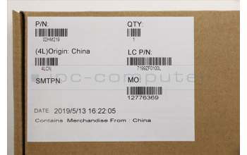 Lenovo 02HM219 C-Cover with keyboard, Italian, Black, Backlight, UK