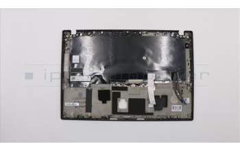 Lenovo 02HM278 C-Cover with keyboard, Czech/Slovakian, Black, Backlight, Fingerprint, UK