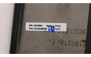 Lenovo 02HM282 C-Abdeckung mit Tastatur, Englisch (US, Euro), Schwarz, Hintergrundbeleuchtung, Fingerabdruck