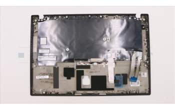 Lenovo 02HM296 C-Abdeckung mit Tastatur, Skandinavien, Schwarz, Hintergrundbeleuchtung, Fingerabdruck