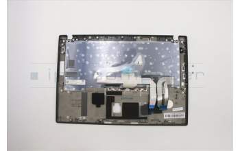 Lenovo 02HM426 C-Abdeckung mit Tastatur, Englisch (US, Euro), Schwarz, Ohne_Hintergrundbeleuchtung, Fingerabdruck
