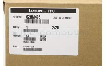 Lenovo 02HM426 C-Abdeckung mit Tastatur, Englisch (US, Euro), Schwarz, Ohne_Hintergrundbeleuchtung, Fingerabdruck
