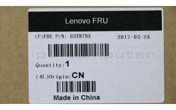 Lenovo 03T8793 FRU, SanChristoVal FRONT BEZEL ASSY