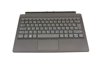 03X7560 Original Lenovo Tastatur inkl. Topcase FR (französisch) grau/schwarz mit Backlight
