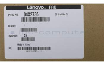 Lenovo 04X2736 Fru,USB2.0 W_O audio cable 370mm