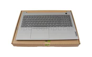 0BJ0CD9 Original Lenovo Tastatur inkl. Topcase US (englisch) grau/grau mit Backlight