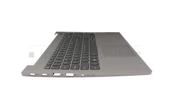 0BJ0CD9 Original Lenovo Tastatur inkl. Topcase US (englisch) grau/grau mit Backlight