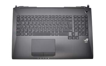 0K05-001C000 Original Pega Tastatur inkl. Topcase UK (englisch) schwarz/schwarz mit Backlight