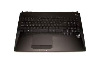 0K200-00090000 Original Asus Tastatur inkl. Topcase SF (schweiz-französisch) schwarz/schwarz mit Backlight
