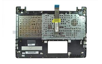 0KN0-N31UI13 Original Protek Tastatur inkl. Topcase US (englisch) schwarz/silber