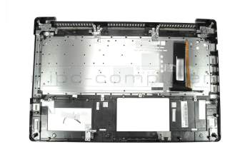 0KN0-N43US13 Original Protek Tastatur inkl. Topcase US (englisch) silber/silber mit Backlight