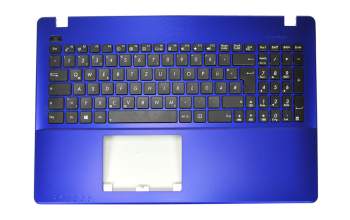 0KN0-PE1GE12 Original Asus Tastatur inkl. Topcase DE (deutsch) schwarz/blau