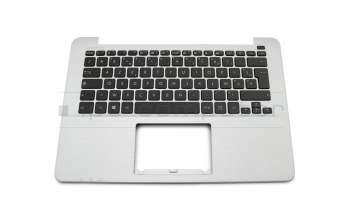 0KN0-RS1FR22 Original Asus Tastatur inkl. Topcase FR (französisch) schwarz/silber