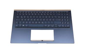 0KN1-9D2GE16 Original Pegatron Tastatur inkl. Topcase DE (deutsch) blau/blau mit Backlight