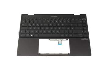 0KN1-DJ1GE22 Original Pega Tastatur inkl. Topcase DE (deutsch) schwarz/schwarz mit Backlight