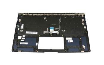 0KNB0-262GRU00 Original Asus Tastatur inkl. Topcase RU (russisch) schwarz/blau mit Backlight