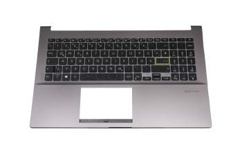 0KNB0-560GGE00 Original Pega Tastatur inkl. Topcase DE (deutsch) schwarz/grau mit Backlight