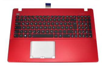0KNB0-6111GE00 Original Asus Tastatur inkl. Topcase DE (deutsch) schwarz/rot