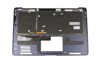 0KNB0-D632GE0 Original Pegatron Tastatur inkl. Topcase DE (deutsch) schwarz/blau mit Backlight