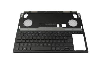 0KNR0-6914GE00 Original Asus Tastatur inkl. Topcase DE (deutsch) schwarz/transparent/schwarz/rot mit Backlight
