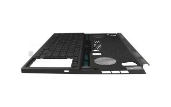 0KNR0-6914GE00 Original Asus Tastatur inkl. Topcase DE (deutsch) schwarz/transparent/schwarz/rot mit Backlight