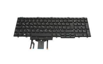 0NMTGD Original Dell Tastatur DE (deutsch) schwarz mit Backlight und Mouse-Stick