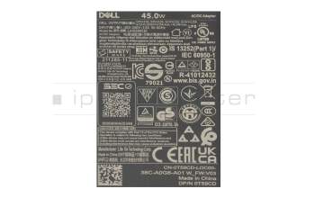 0T59CD Original Dell USB-C GaN-Netzteil 45,0 Watt kleine Bauform Small Slim