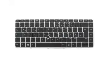 821177-041 Original HP Tastatur DE (deutsch) schwarz mit Backlight und Mouse-Stick