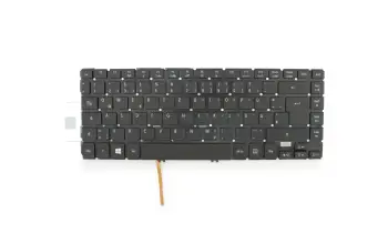 Tastatur DE (deutsch) schwarz mit Backlight original f&uuml;r Acer TravelMate P6 (P648-MG)