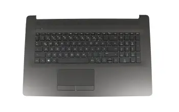 L22750-041 Original HP Tastatur inkl. Topcase DE (deutsch) schwarz/schwarz (DVD) (Optik: Metall schwarz gebürstet)