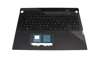 90NR0591-R31GE0 Original Asus Tastatur inkl. Topcase DE (deutsch) schwarz/schwarz mit Backlight