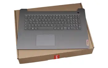 Tastatur inkl. Topcase DE (deutsch) grau/grau original für Lenovo IdeaPad 3-17ITL6 (82H9)