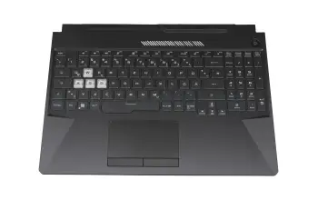 90NR05V6-R31GE1 Original Asus Tastatur DE (deutsch) schwarz/transparent mit Backlight